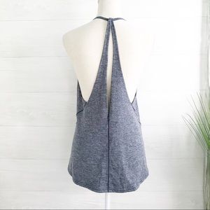 {J.Crew x NB} Navy space dye tank, M